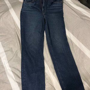 Madewell Dark Blue Tall MomJean